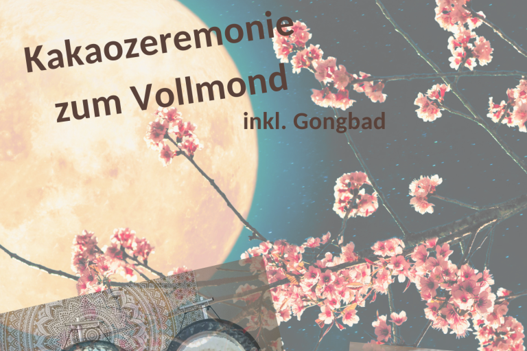 Flyer GongPuja zum Vollmond